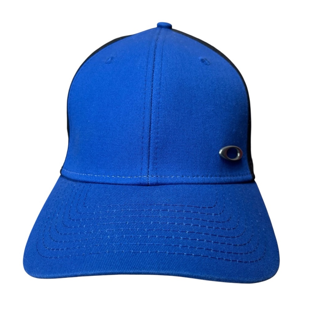 Oakley New Era 39Thirty Fitted Hat Blue Black Size Medium Large